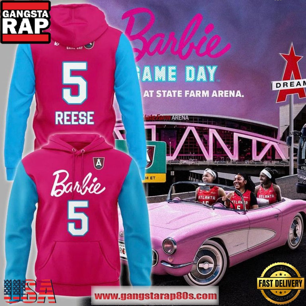 Atlanta Dream x Barbie Game Day 2026 Limited Edition Hoodie T-Shirt