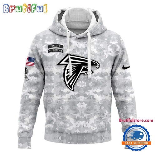Atlanta Falcons 2024 Salute to Service Club Unisex Hoodie