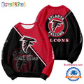 Atlanta Falcons 2025 NFL Customized Round Neck Sweatshirt