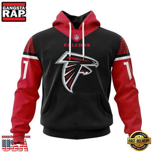 NFL Atlanta Falcons Alternate Design Concept All Over Print Hoodie