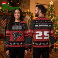 Atlanta Falcons Chandrell Number 23 Ugly Christmas Sweater