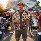 Atlanta Falcons Mascot Too Old Too Care Hawaiian Shirt
