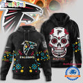Atlanta Falcons NFL Dia de los Muertos Limited Editions Hoodie Shirt