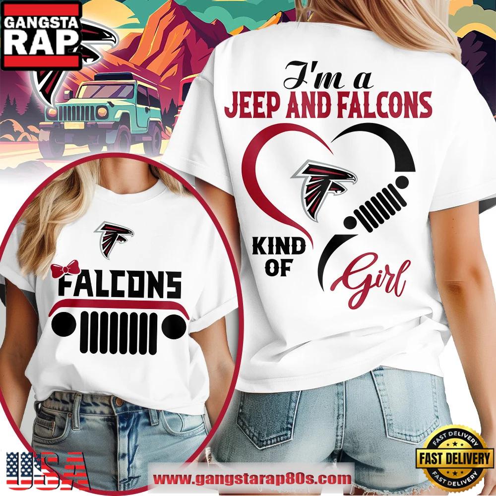 Atlanta Falcons NFL Jeep Girl Women’s Shirt
