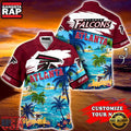 Atlanta Falcons NFL Custom Name New Design Hawaiian Shirt
