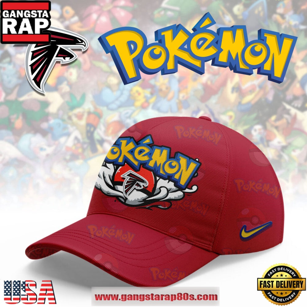 Atlanta Falcons NFL x Pokemon Unique Sports Design Cap Hats