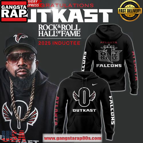 Atlanta Falcons x Outkast x Rock & Roll Hall of Fame Special Unisex Hoodie