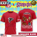 Atlanta Falcons x Scooby Doo Premium Custom Name 3D Shirt