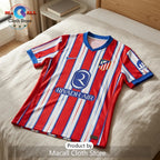 Atletico de Madrid Jin 7 Red and White Soccer Jersey