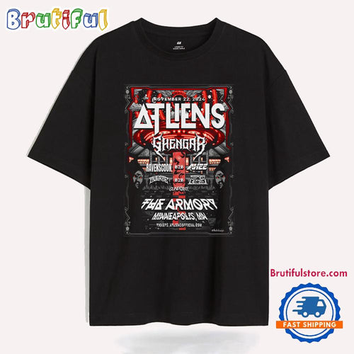 ATLiens The Armory Minneapolis MN Nov 22 2024 Tour T Shirt