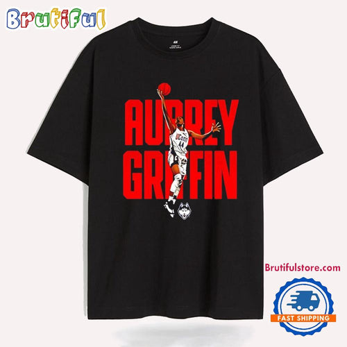 Aubrey Griffin UConn Huskies Caricature T Shirt