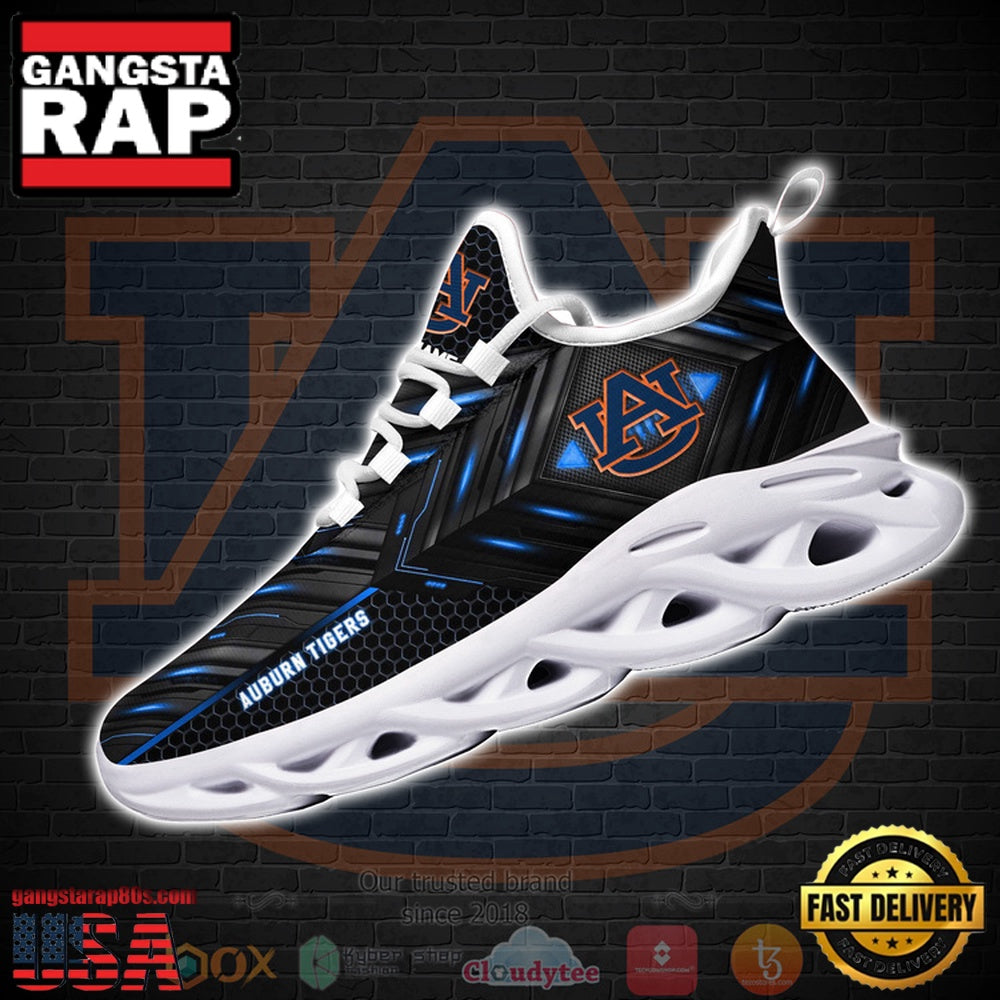 Auburn Tigers Custom Name Clunky Unique Design Max Soul Shoes Running Sneakers
