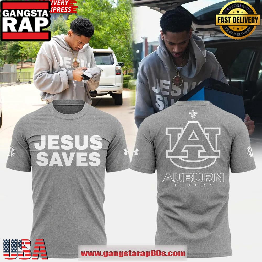 Auburn Tigers Jesus Saves Special Edition Unisex T-Shirt