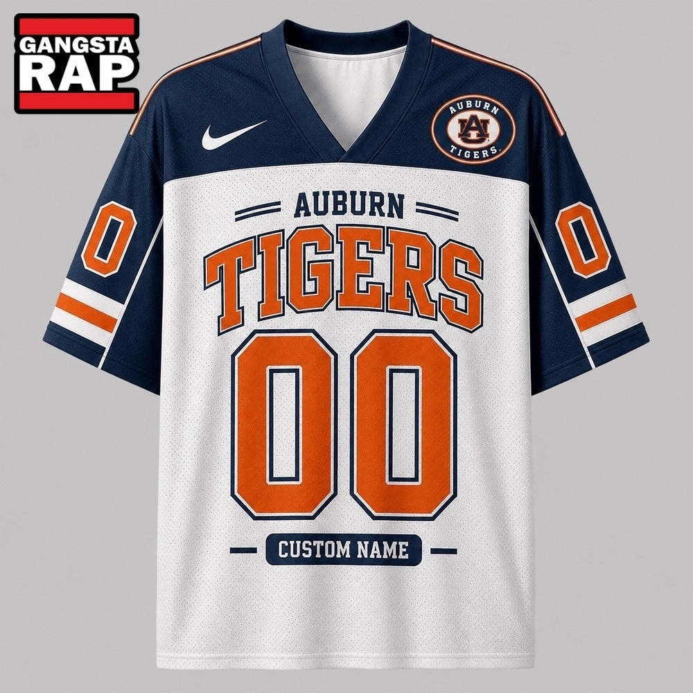 Auburn Tigers NCAA College Team Pride Personalized Football jersey
