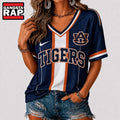 Auburn Tigers NCAA Rivalry Game Spirit V neck T Shirt