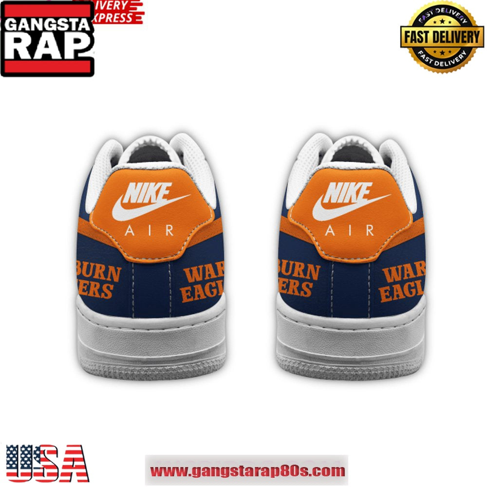 Auburn Tigers War Eagle Air Force 1 Running Sneakers Shoes