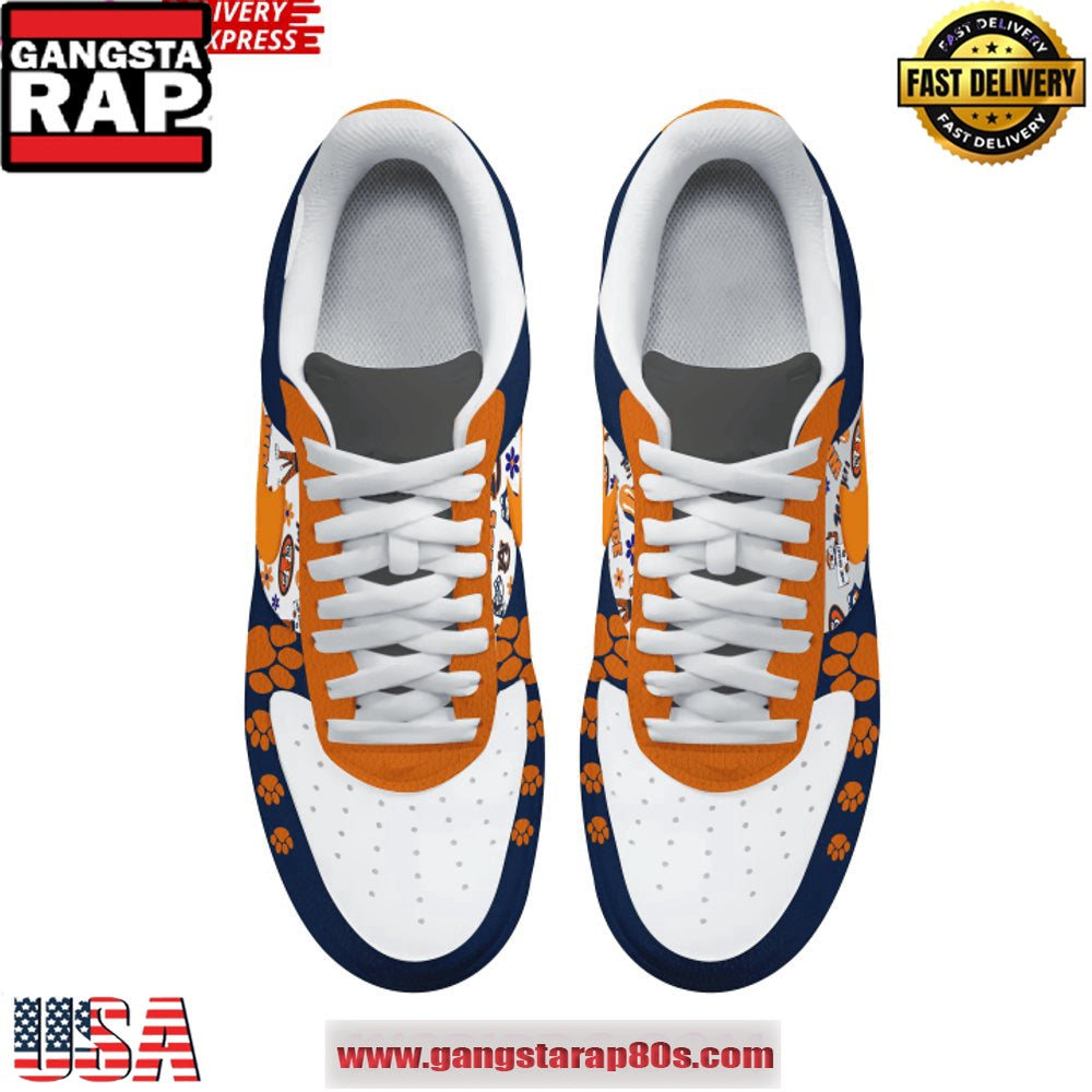 Auburn Tigers War Eagle Air Force 1 Running Sneakers Shoes