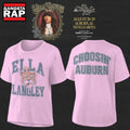 Auburn Tigers x Ella Langley The Dandelion Tour 2026 Neville Arena Pink T Shirt