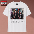 Avenged Sevenfold Heavy Metal Band Members Signatures Graphic T Shirt , Music 2D Shirt