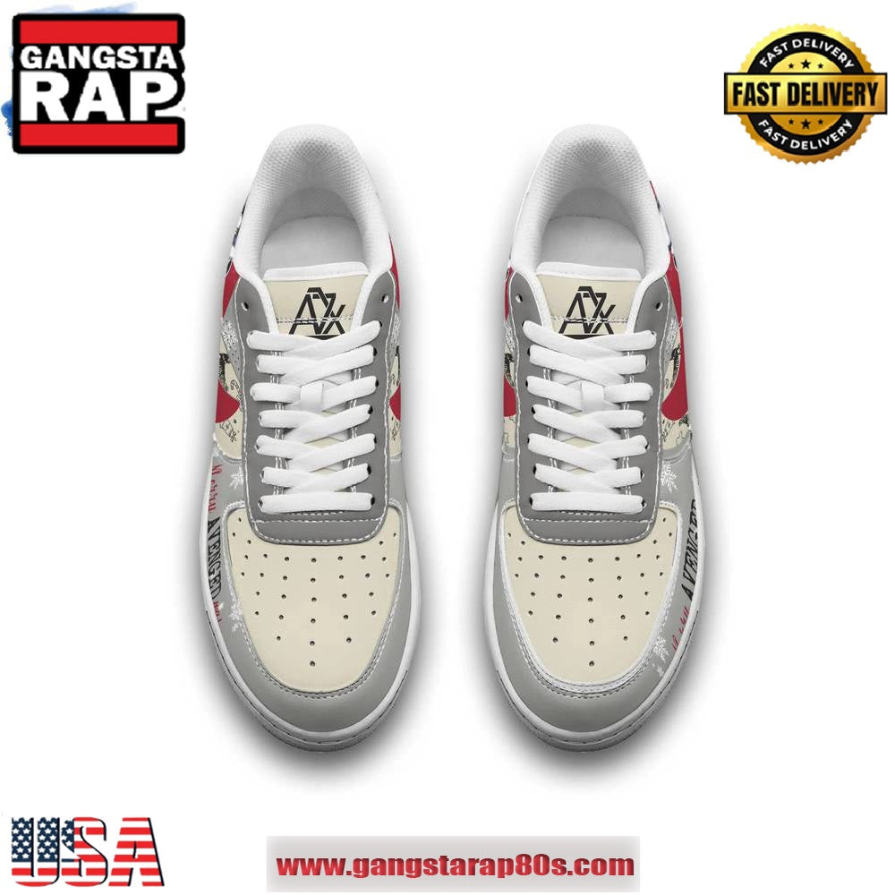 Avenged Sevenfold Merry Christmas Limited Edition Air Force 1 Running Sneakers Shoes