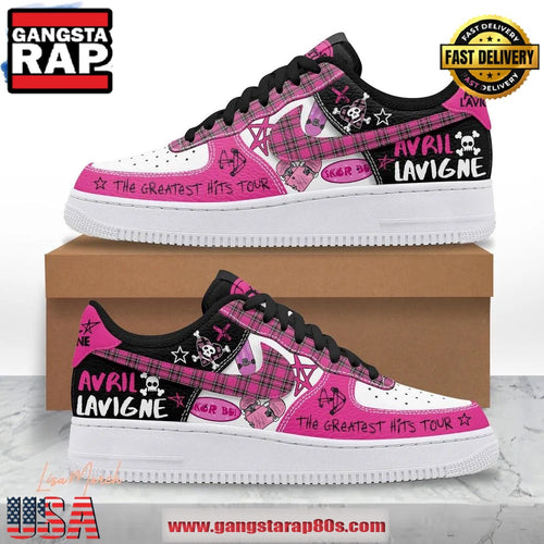 Avril Lavigne Greatest Hits Tour Air Force 1 Running Sneakers Shoes