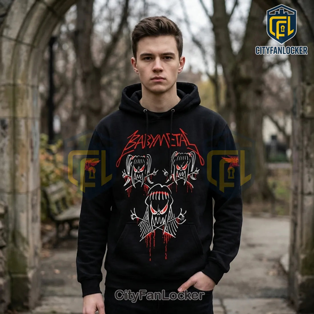Babymetal World Tour 2026 Concert Dates Graphic Hoodie