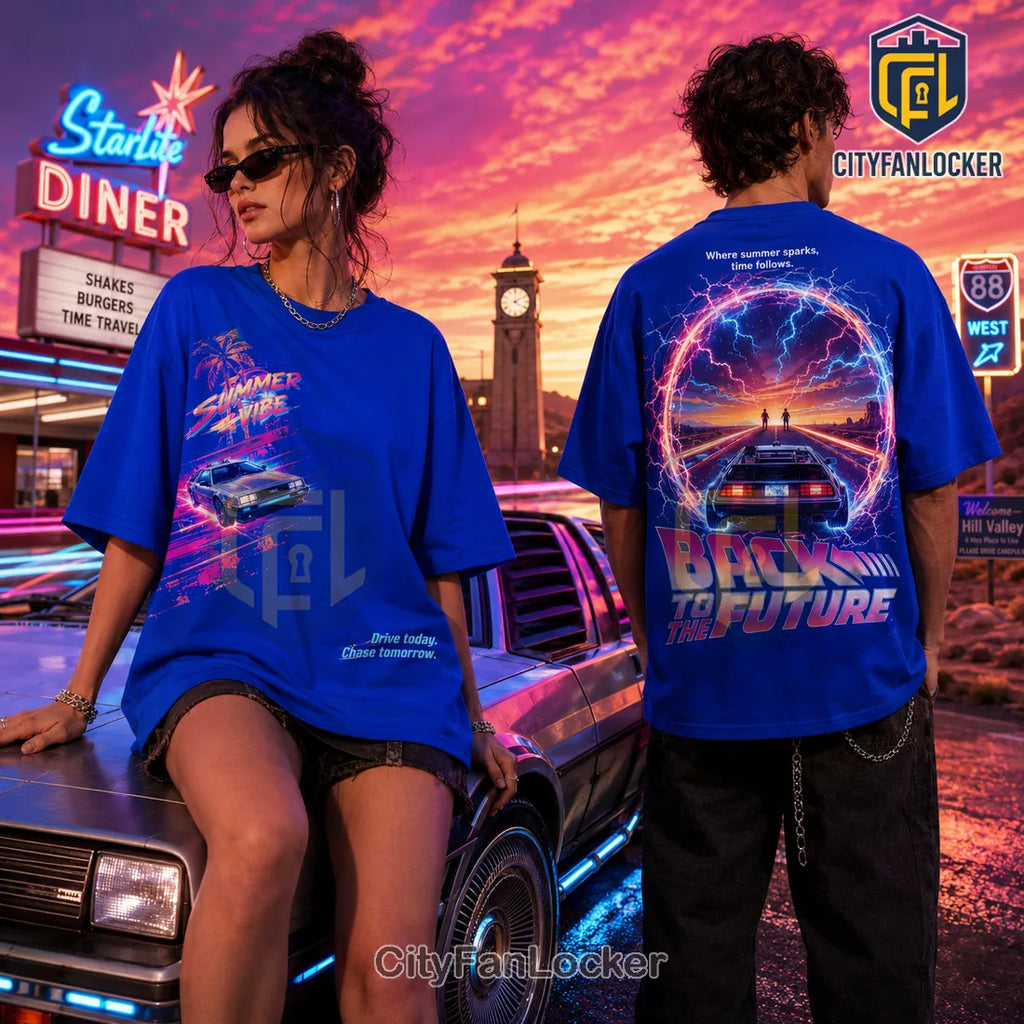 Back to the Future Blue Limited Edition T-Shirt