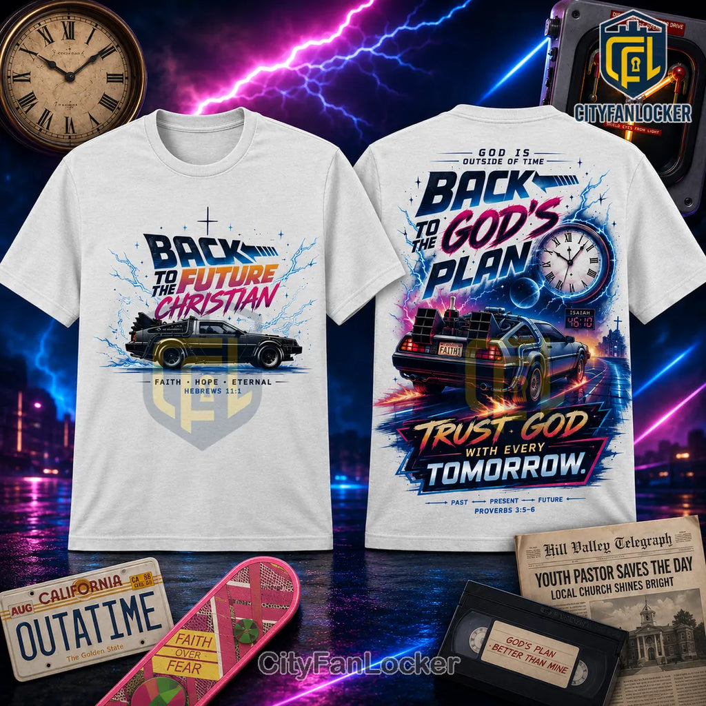 Back to the Future God’s Plan Faith Religious T-Shirt