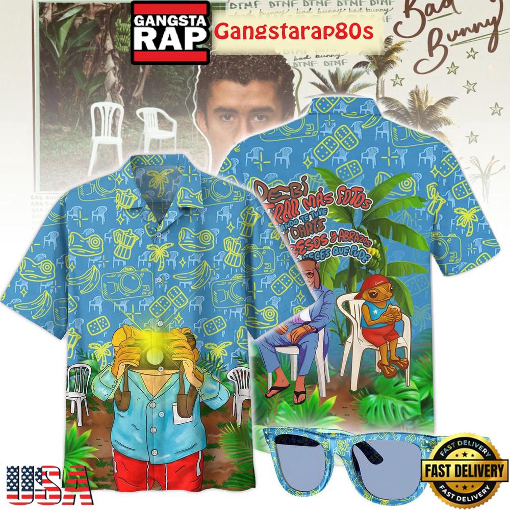 Bad Bunny 2025 Summer Aloha Hawaiian Shirt