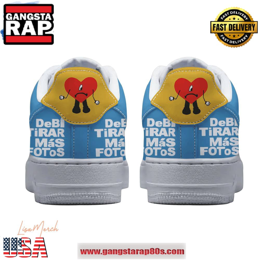 Bad Bunny DTMF Limited Edition Air Force Running Sneakers Shoes
