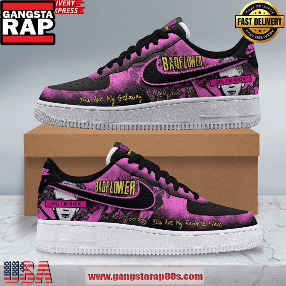 Badflower Band Limited Edition Air Force 1 Sneakers Shoes