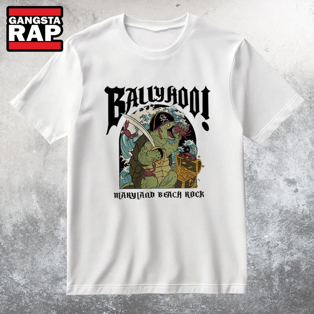 Ballyhoo Maryland Beach Rock Terp T Shirt