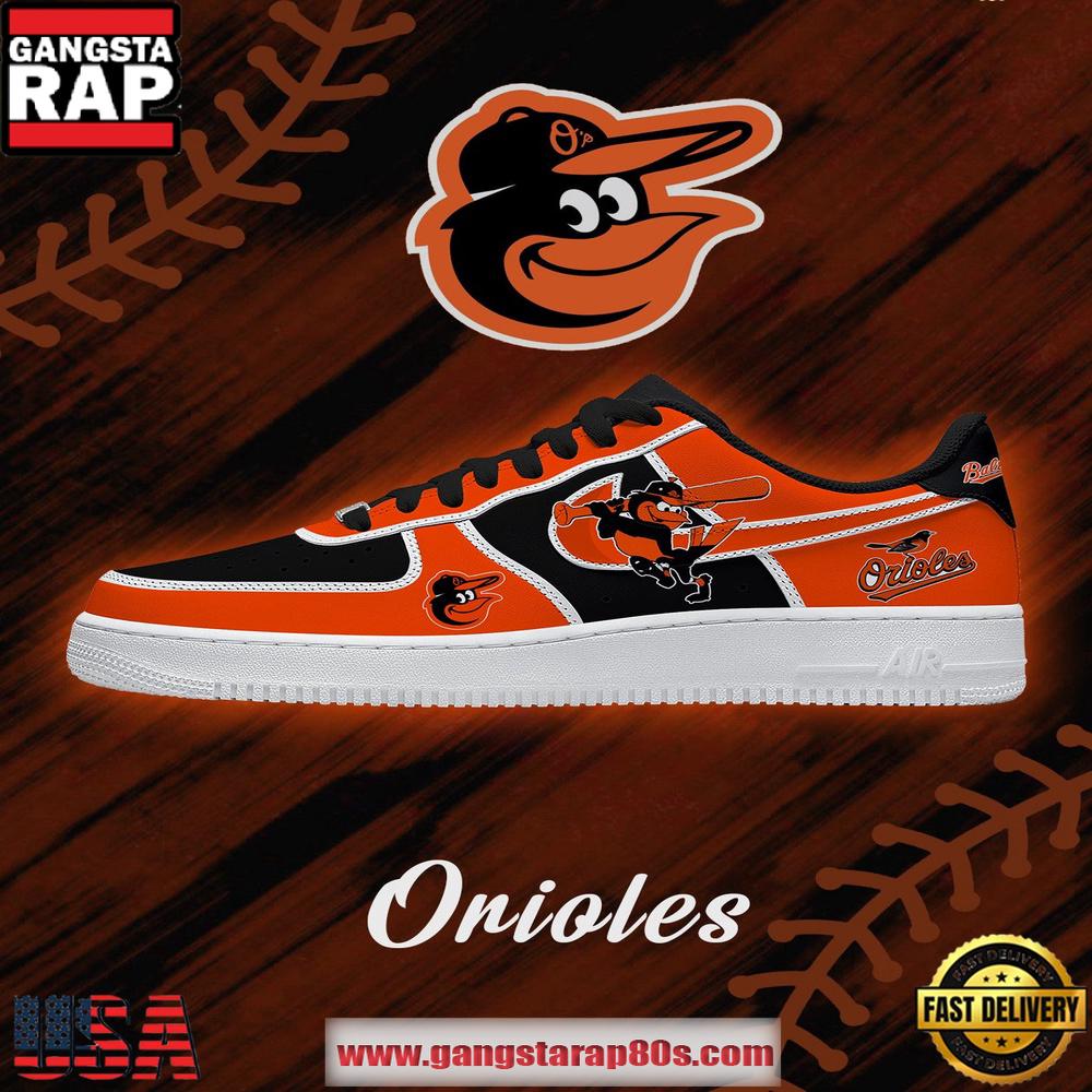 Baltimore Baseball Limited Edition Nike Air Force 1 Sneakers Shoes