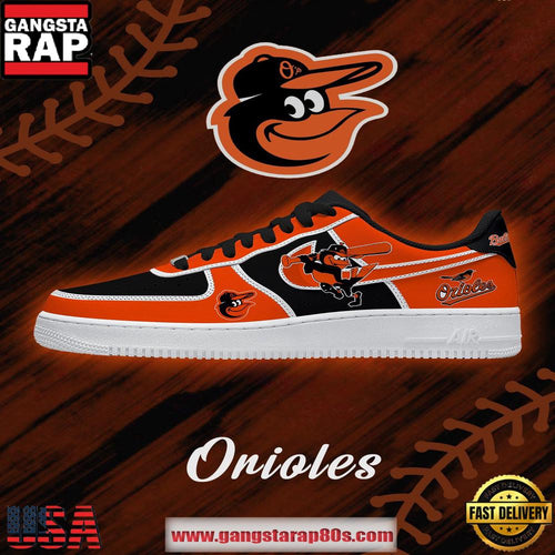 Baltimore Baseball Limited Edition Nike Air Force 1 Sneakers Shoes