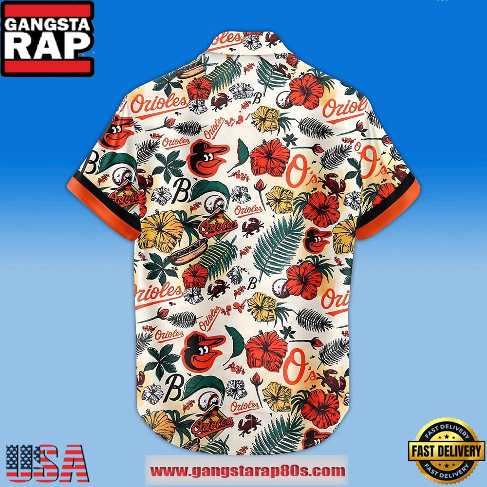 Baltimore Orioles 2025 Birdland Limited Edition Hot Summer Hawaiian Shirt