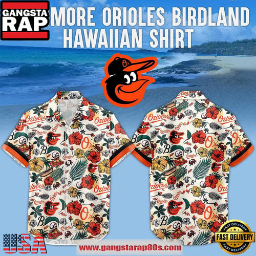 Baltimore Orioles 2025 Birdland Limited Edition Hot Summer Hawaiian Shirt