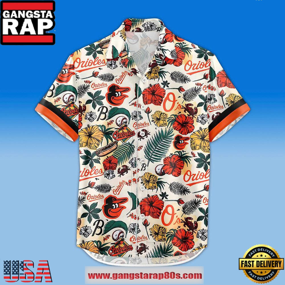 Baltimore Orioles 2025 Birdland Limited Edition Hot Summer Hawaiian Shirt