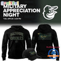 Baltimore Orioles 2026 Military Appreciation Night Limited Edition Hoodie T-Shirt