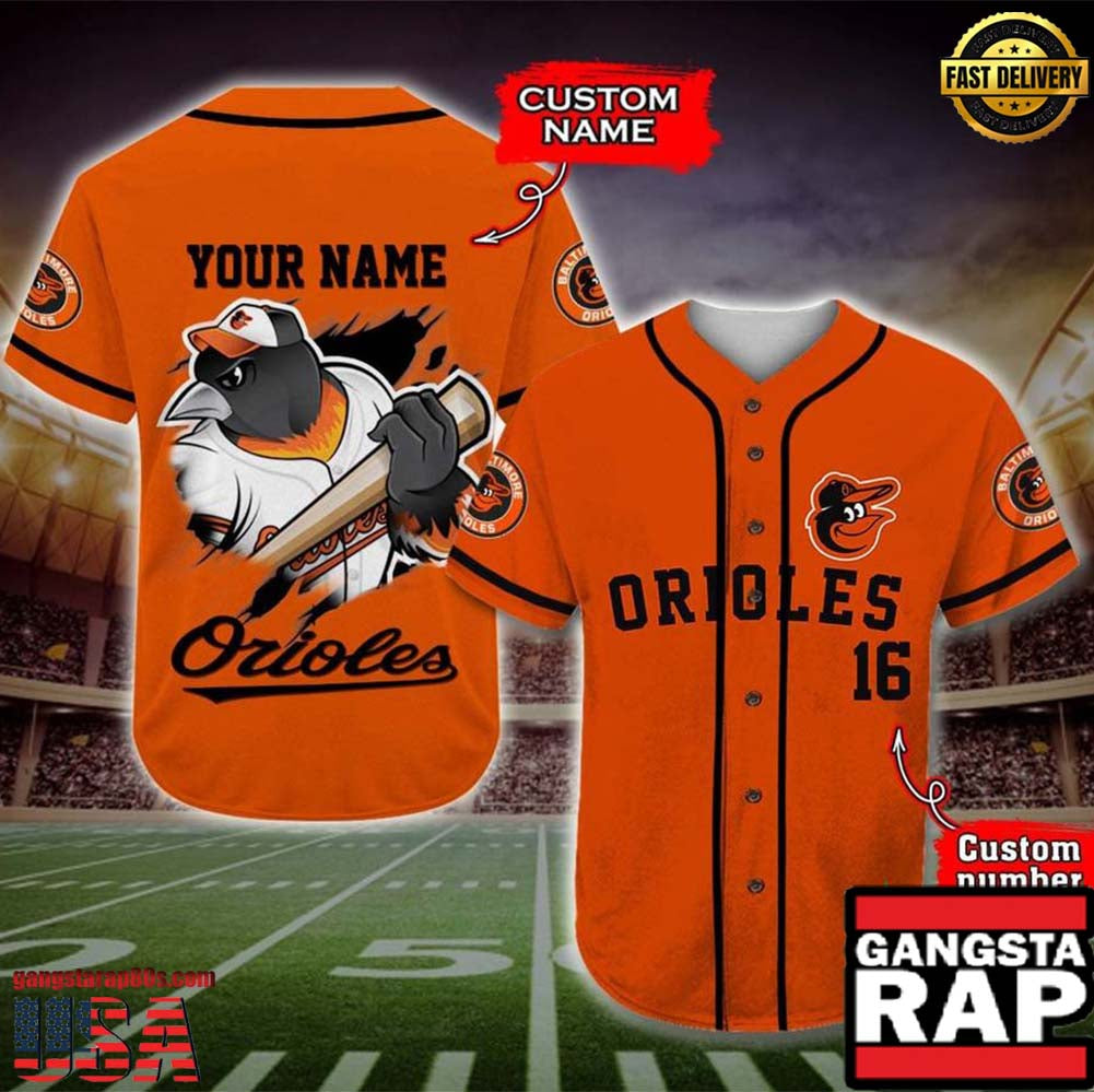 Baltimore Orioles Baseball Jersey MLB Custom Name Number - MLB Fan Gifts