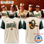 Baltimore Orioles Cream 2026 City Connect Authentic Collection Therma-FIT Hoodie T-Shirt