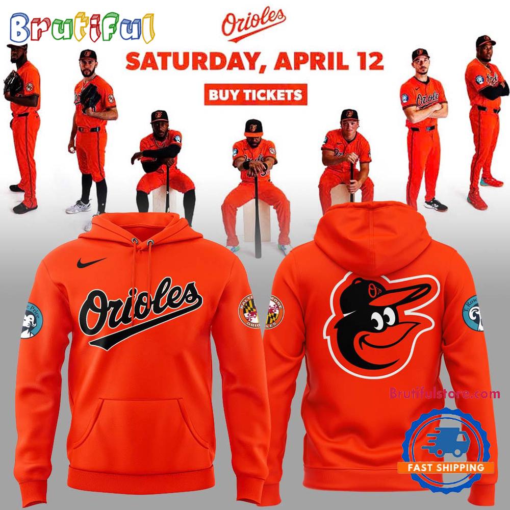 Baltimore Orioles Orange On Orange 2025 Hoodie T-Shirt