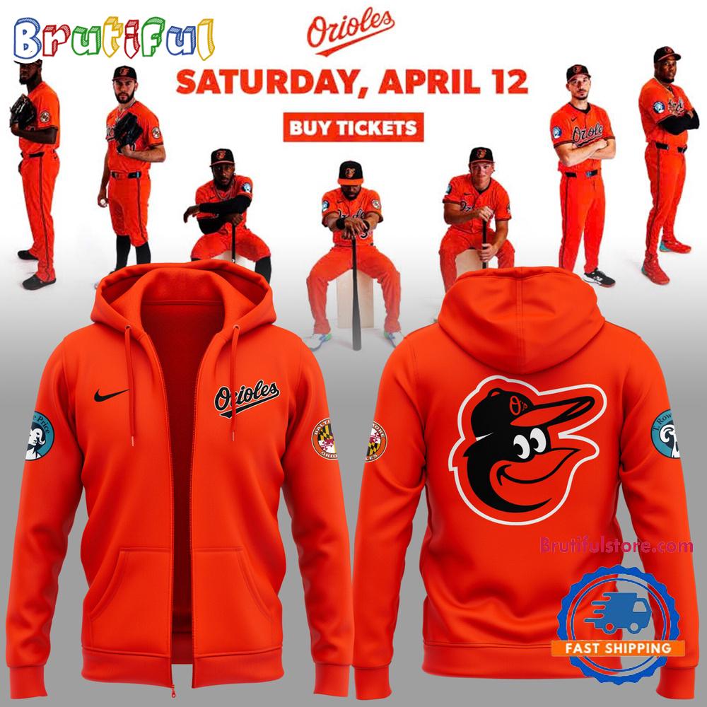 Baltimore Orioles Orange On Orange 2025 Hoodie T-Shirt
