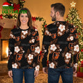 Baltimore Orioles Tropical Floral Mascot Ugly Christmas Sweater