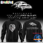 Baltimore Ravens 2024 NFL New Design Black Hoodie T-Shirt