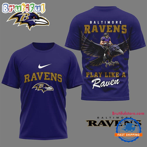 Baltimore Ravens 2025 NFL Nation Gear All Over Print Shirt