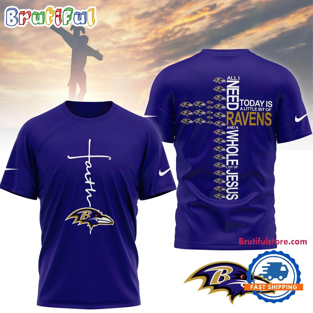 Baltimore Ravens 2026 NFL Faith Love Special New 3D Shirt