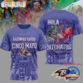 Baltimore Ravens 2026 NFL Hola Bitchatos Cinco De Mayo Limited Edition 3D T Shirt