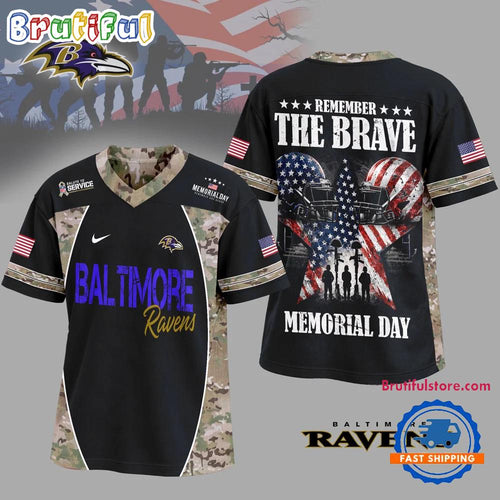 Baltimore Ravens 2026 NFL Memorial Day New Design Football Jersey
