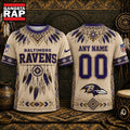Baltimore Ravens 2026 NFL Native American Heritage 3D Shirt, Football New Design Shirt