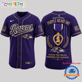 Baltimore Ravens 2026 NFL Purple Heart Day Baseball Jersey Shirt